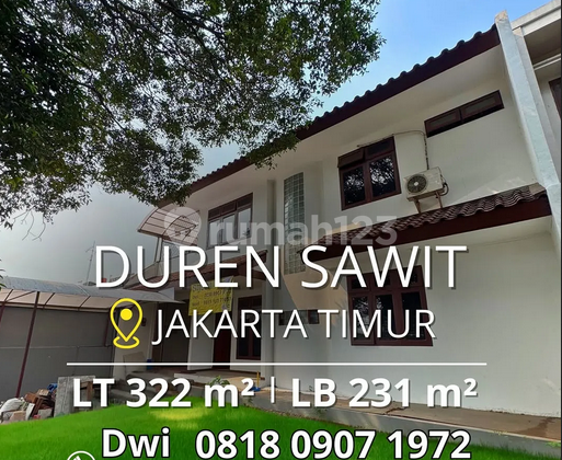 Dijual Rumah Tinggal di Duren Sawit - Jakarta Timur 1