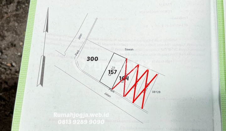 Jogja House for Sale on the Asphalt Road West of UII Campus 2