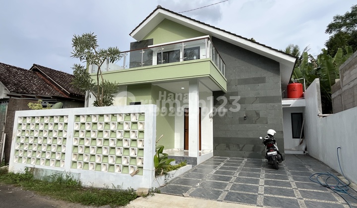 Rumah Jogja Dijual View Sawah dan Bukit Menoreh