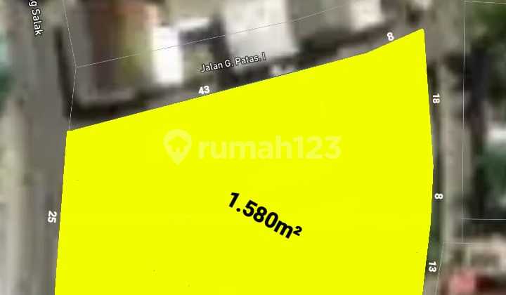 Land Area of 15.9 Ares on Gunung Salak Main Road