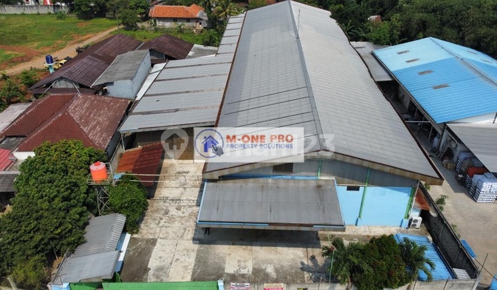 Dijual atau Sewa Gudang 2625 Mtr Siap Huni di Cikupa