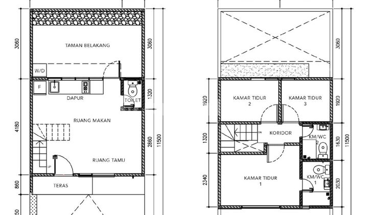 Dijual Rumah Baru Park Serpong 5X11.5 Mtr di Legok 2