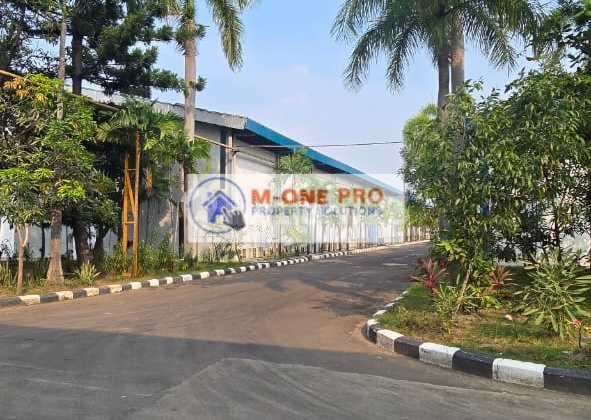 Disewakan Gudang 1.3 Ha Lagi Renov di Cikande