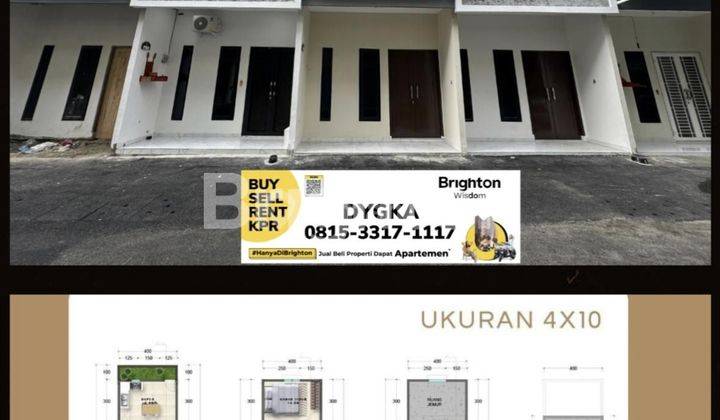 HUNIAN TOWNHOUSE MINIMALIS STRATEGIS DARI GLOBAL HAUS RESIDENCE Tipe B 4×10 DI KAWASAN PASAR 3 KRAKATAU MEDAN TEMBUNG. 1