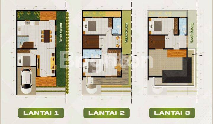 Villa The Gallant dengan suasana hijau dan asri Hadap Timur di Kecamatan Medan Tembung. 2