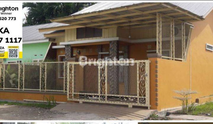 Rumah Cantik siap huni, Desain menarik minimalis bebas banjir di daerah sei mencirim dekat dengan kampung lalang.