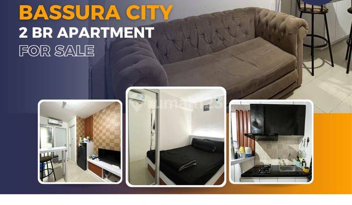 Dijual 2 BR Apartemen Bassura City Furnished Tower Alamanda 1