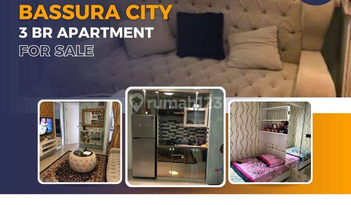 Dijual 3br Apartemen Bassura City Furnished Tower Geranium 1