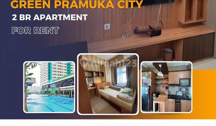 Disewakan 1BR Green Pramuka Furnished Cempaka Putih Jakarta Pusat 1