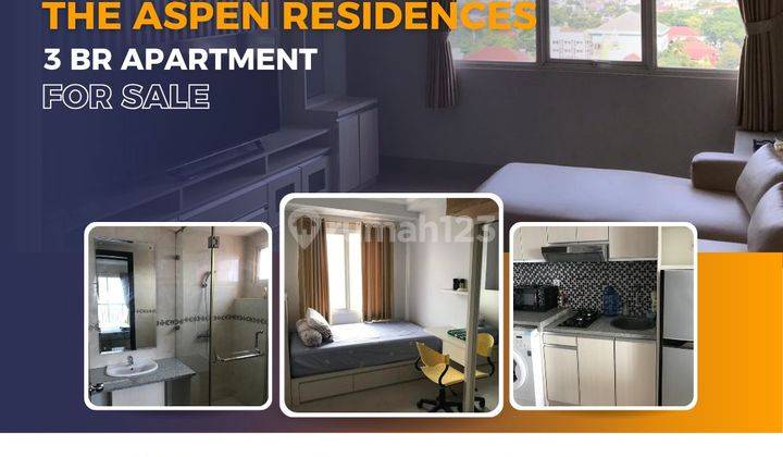 Dijual 3BR Apartemen The Aspen Residences Furnished Lantai Sedang 1