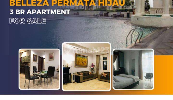 Dijual 3 BR Apartemen Belezza Permata Hijau Jakarta Selatan 1