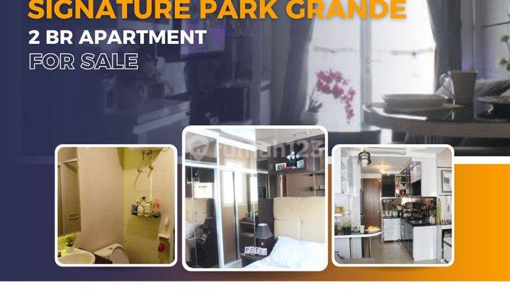 Dijual 2BR Signature Park Grande Jakarta Timur 1