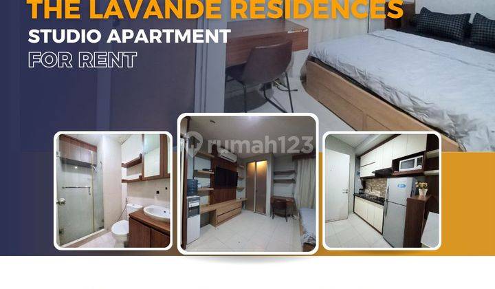 Disewakan Studio Apartemen The Lavande Residences Furnished 1