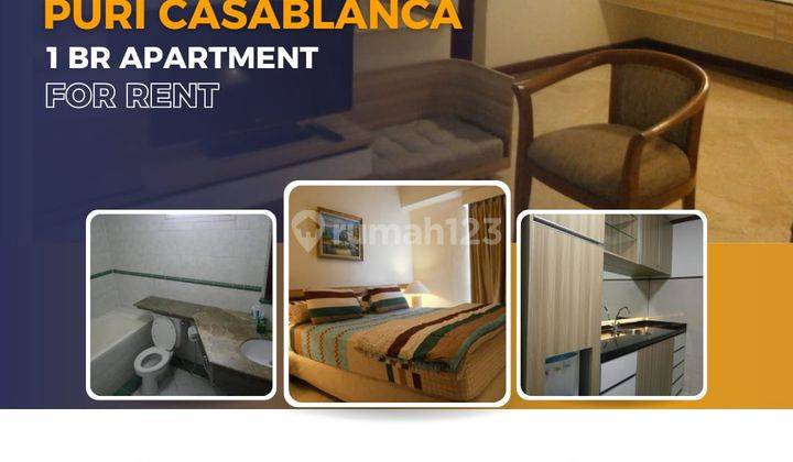 Disewakan 1BR Puri Casablanca Furnished 1