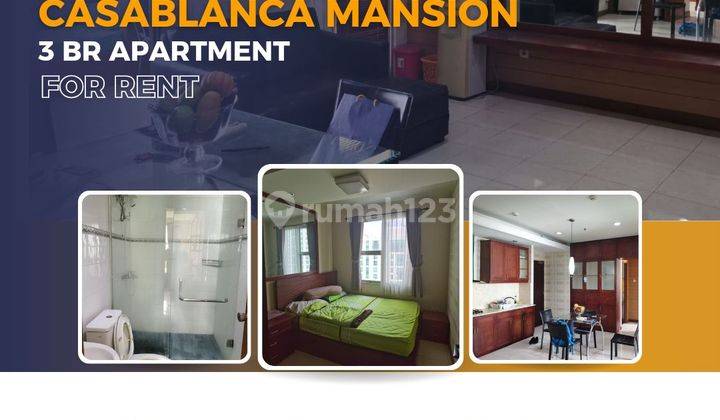 Disewakan 3BR Casablanca Mansion Furnished 1