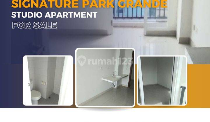 Dijual Studio Apartemen Signature Park Grande 1