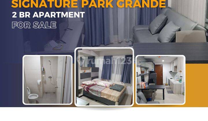 Dijual 2BR Signature Park Grande Furnished 1