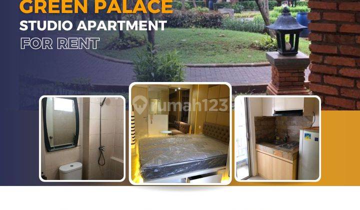 Disewakan Studio Apartment Green Palace Furnished 1