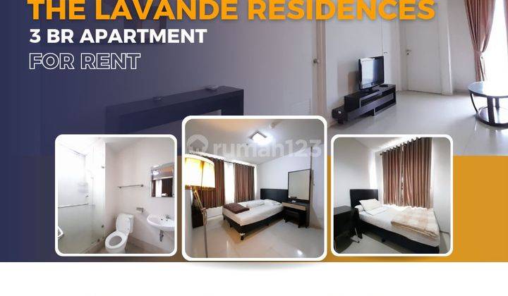 Disewakan 3BR The Lavande Residences 1