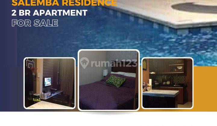 Dijual 2BR Salemba Residence 1