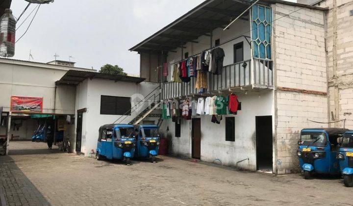 Tanah bentuk L besar &  luas di belakang landscape tanah bagus  corn block  cocok untuk Gudang Kantor Bengkel di Utan Panjang Kemayoran Jakarta Pusat luas 828 SHM hadap Utara row jalan masuk  2 mobil  lokasi sangat strategis bebas banjir        #femmygpkg 2