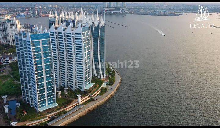 Apartemen Mewah Regatta Siap Huni Bed Room + 1 2 Km + 1  Sea View &  Pool View Full Furnish  Lokasi Strategis Bebas Banjir Dekat Mall & Akses Tol   1