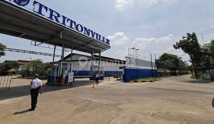 Gudang Di Kawasan Industri Tritonville Luas 120 m2 Bangunan 180m2 2 Lantai Bagus HGB Di Daan Mogot Batu Ceper Tanggerang 2