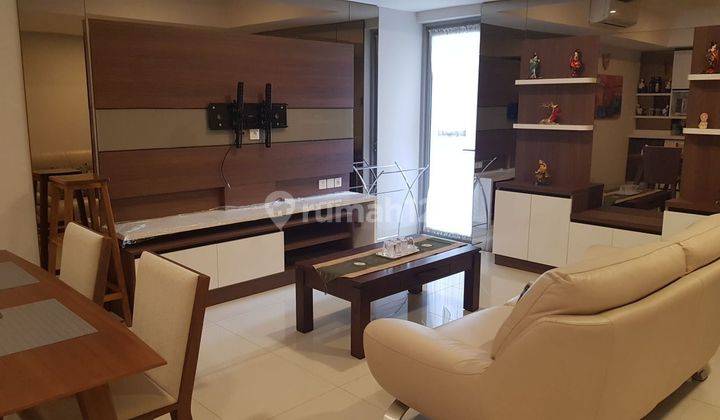 Apartemen Luas 85m2 2 Kamar Tidur Furnished Bagus view Golf di The Mansion Jasmine Tower Capilano Kemayoran 1