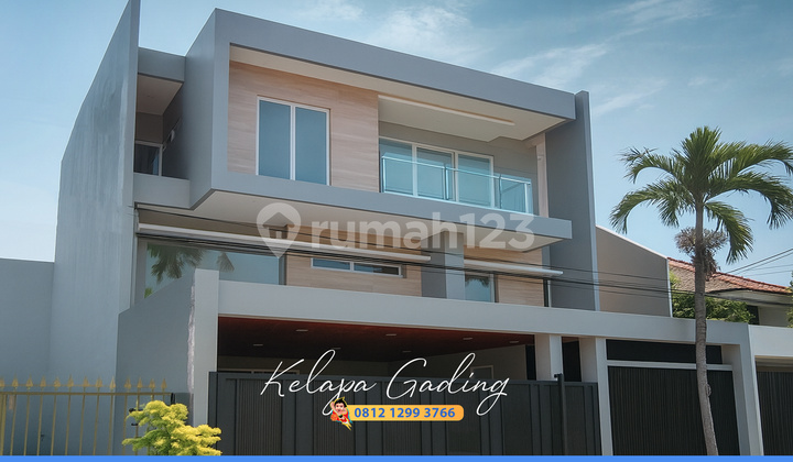 Baguss! Rumah Full Renov Minimalis Modern Janur Kelapa Gading