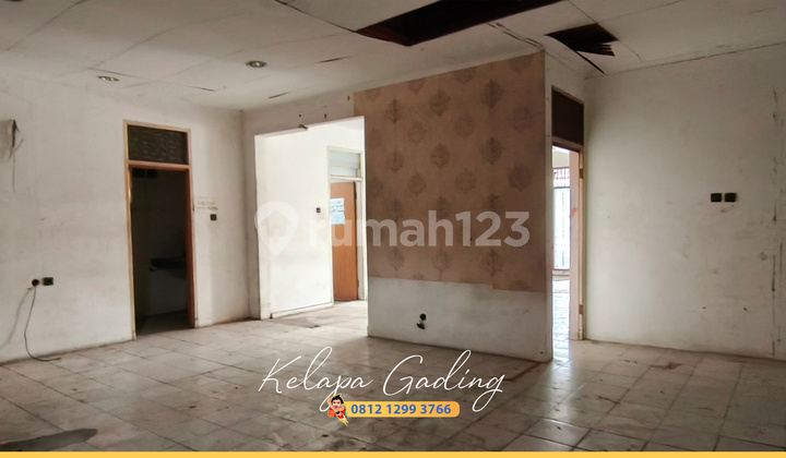 Murahh!! Jual Cepat Rumah Usaha Jalan Luas Kelapa Gading