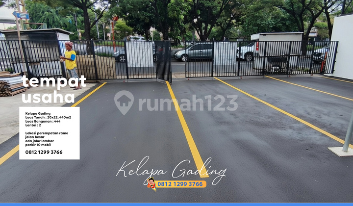 Ruko untuk Usaha Indomaret, Alfa, Klinik, Workshop, Kantor, Resto Kelapa Gading 440M2 Ruko untuk Usaha Indomaret, Alfa, Klinik, Workshop, Kantor, Resto Kelapa Gading 440M2