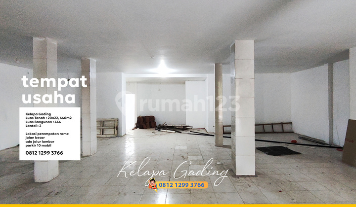 Murahhh! Rumah Cocok Usaha Besar di Jalan Besar Kelapa Gading Murahhh! Rumah Cocok Usaha Besar di Jalan Besar Kelapa Gading