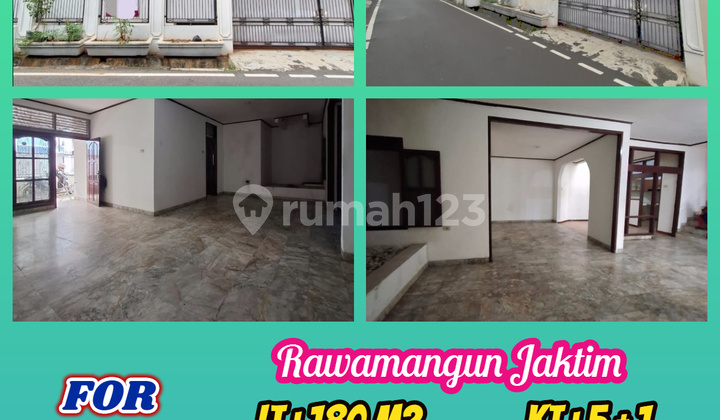 Rumah Keluarga Nyaman di Kawasan Favorit Rawamangun
