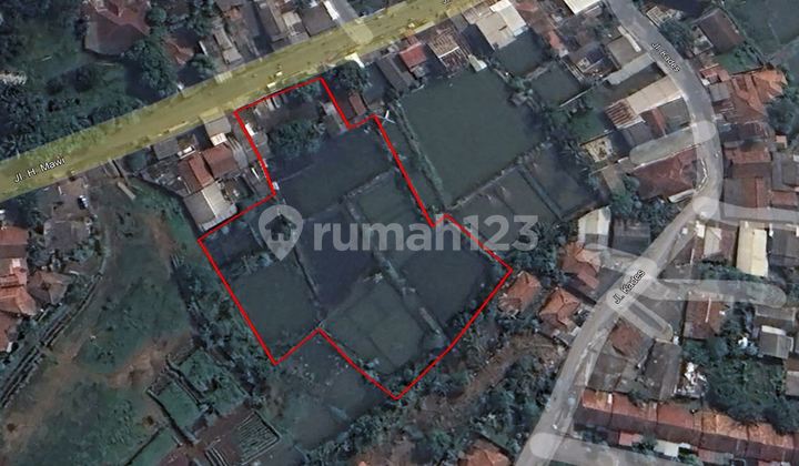 Dijual Tanah empang di jalan Haji Mawi Parung Bogor