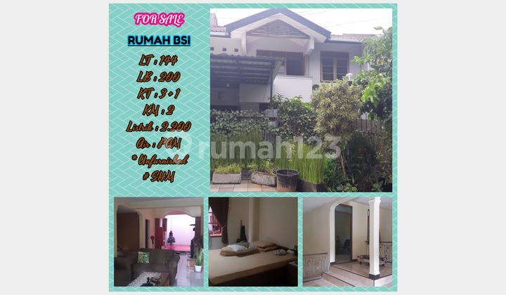 "Hunian Nyaman & Elegan di Baranangsiang Indah"