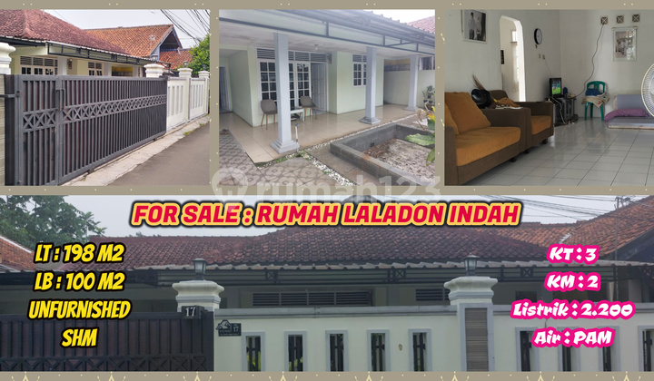 Ready-to-occupy house in the Laladon Indah complex, Bogor. Ready-to-occupy house in the Laladon Indah complex, Bogor.