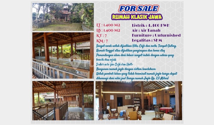 Hunian Mewah Bernuansa Tradisional Jawa di Bogor