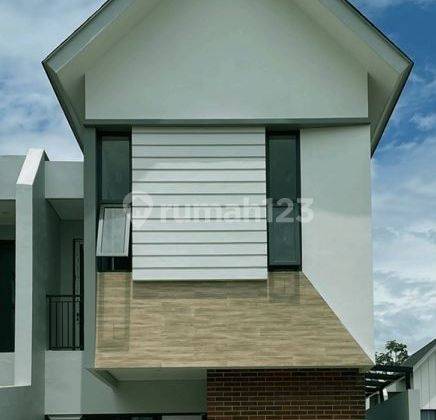 Rumah Model Modern Town House Di Cilendek Bogor 1