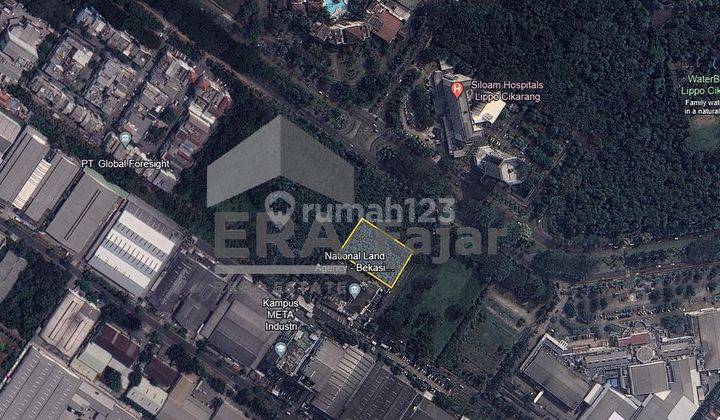 TANAH 3.370 M2  DI JALAN DAHA KOMPLEK LIPPO CIKARANG 2