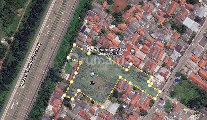 Land for sale ready to use on Jalan Pahlawan, Citeureup, Bogor Regency