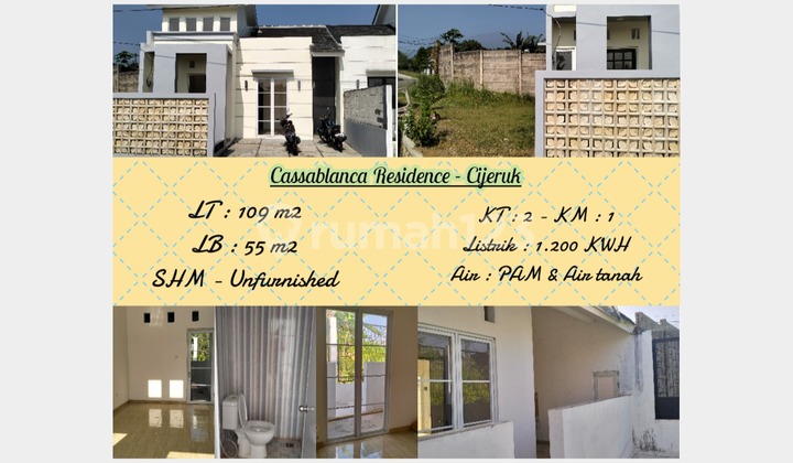 House in the Cassablanca Residence Cijeruk Bogor hook complex