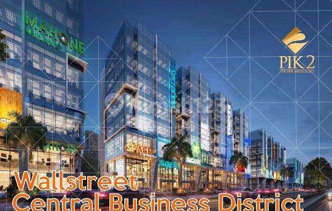 For Sale Corner Lot 1685 M2 Commercial Wall Street PIK 2 North Jakarta Strategic Location Ready to Build Immediately