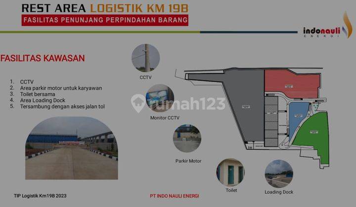 Disewa Tanah Kavling 2,5 Ha Nyambung Sebelah Rest Area Toll Jakarta Cikampek Km 19 B  1