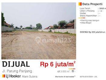 Dijual Tanah 3000 M2 Jl Parung Panjang Area Bogor  2