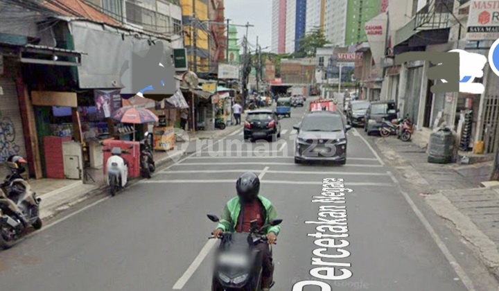 Cheap Sale at NJOP Price 1-Story Shop House Printing Negara Raya Salemba Central Jakarta