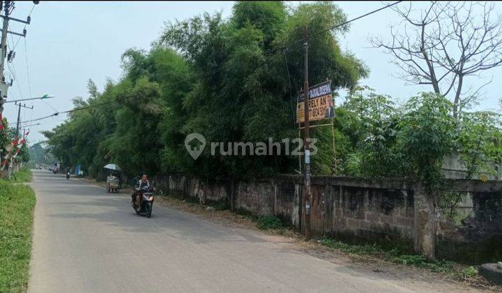 Tanah darat murah,strategis siap bangun cocok untuk pabrik,gudang,pool truck,alat alat berat di jalan pangkalan 4,Bantar gebang,Bekasi  2