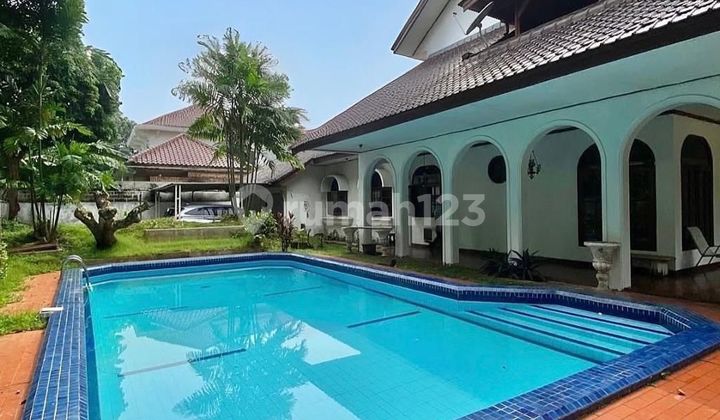 Rumah Seharga Tanah Siap Huni,Ada Kolam Renang,Bebas Banjir di Lebak Bulus,Cilandak,Jakarta Selatan