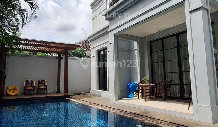 Jual Rumah Modern Classic Ada Swim Pool Di Mampang Jaksel PU15951 1