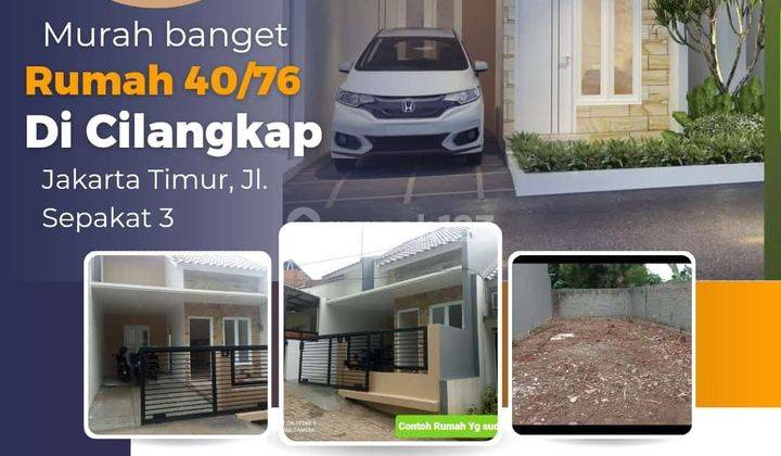 Rumah Inden 1lt Minimalis Dalam Cluster Di Cilangkap,bebas Banjir 1