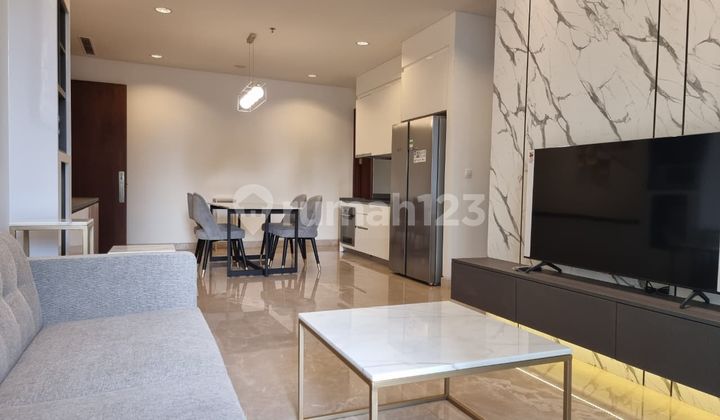 For Rent: The Elements Apartment, 2 Bedrooms, 85m², Furnished, in South Jakarta
